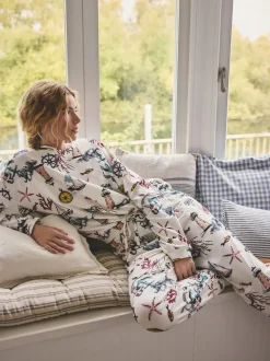 Cream Mermaid - Pyjama met lange mouwen