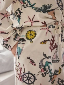 Cream Mermaid - Pyjama met lange mouwen