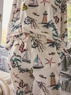 Cream Mermaid - Pyjama met lange mouwen