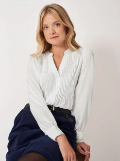 Crew Clothing Abigail Pintuck Blouse