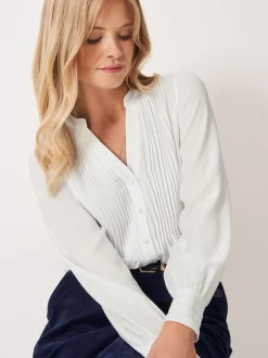 Crew Clothing Abigail Pintuck Blouse
