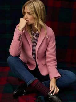 Crew Clothing Wool Blend Blazer