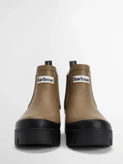 Crème - Barbour® Halton Chelsea Wellington laarzen
