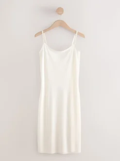Crème - Comfortabele slip van microvezel