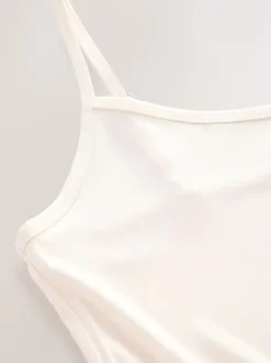 Crème - Comfortabele slip van microvezel
