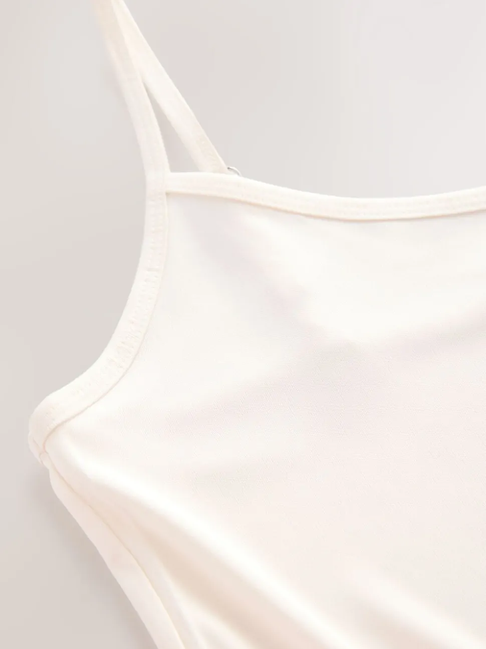 Crème - Comfortabele slip van microvezel