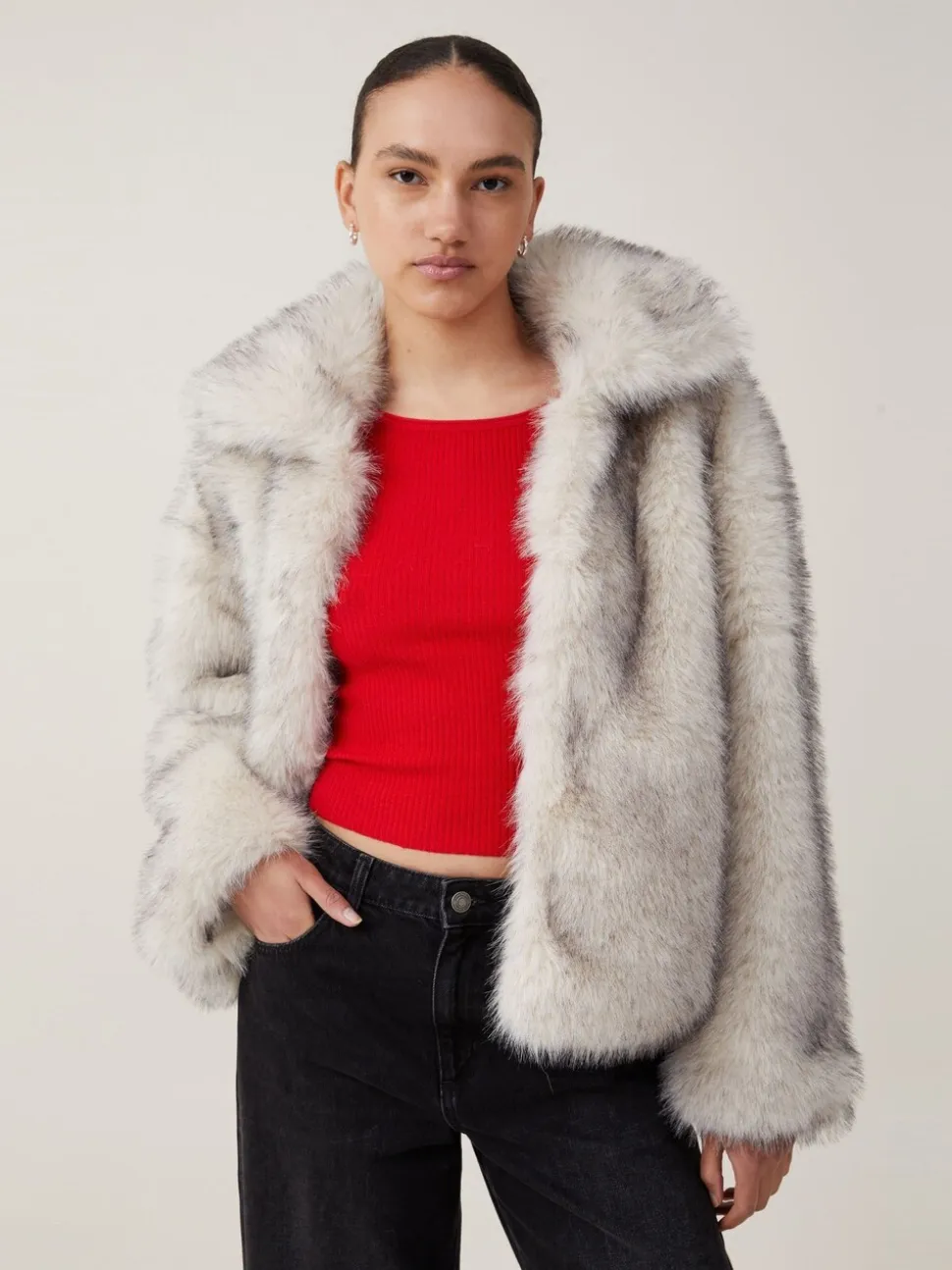 Crème - Cotton On Mimi Faux Jacket