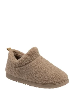 Crème - Dunlop Faux Fur Full Slippers