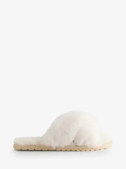 Crème - EMU Australia Mayberry pantoffels