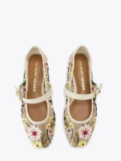 Crème - KG Kurt Geiger Nina Mesh Pumps