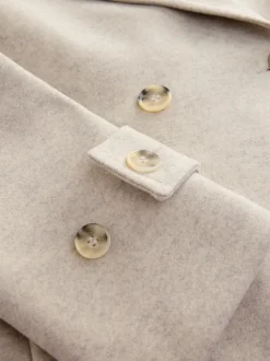 Crème - Lange maxi-jas