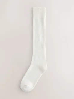 Crème - Longline Slouchy Socks 1 Pack
