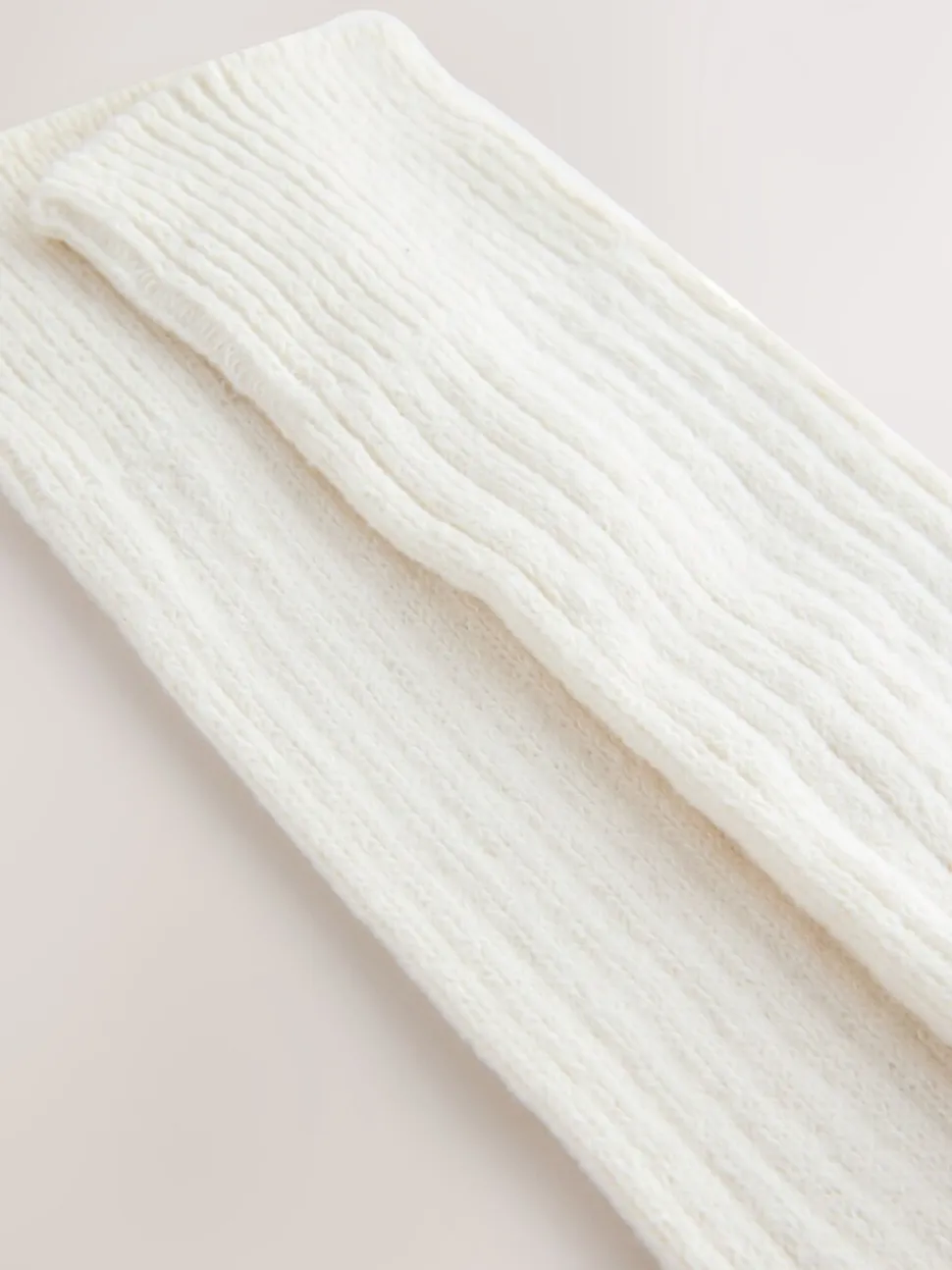 Crème - Longline Slouchy Socks 1 Pack