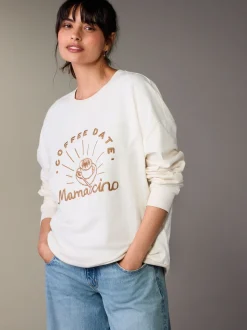 Crème - Maternity Mini Me Sweatshirt Set