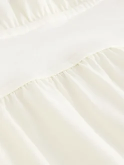 Crème - Midi-jurk