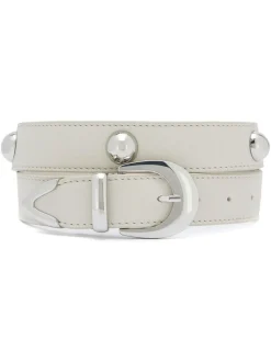 Crème - Mint Velvet - Opvallende leren riem