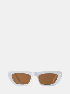 Crème - Mint Velvet Rectangular Sunglasses