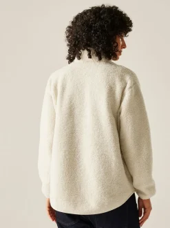 Crème - Regatta Frankie Borg fleece met halve rits