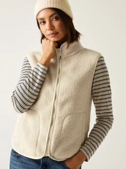 Crème - Regatta Frankie Borg Bodywarmer Fleece