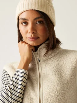 Crème - Regatta Frankie Borg Bodywarmer Fleece