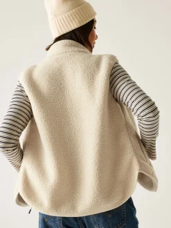 Crème - Regatta Frankie Borg Bodywarmer Fleece