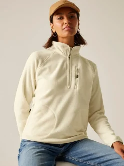 Crème - Regatta Womens Frankie Half Zip Fleece