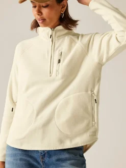 Crème - Regatta Womens Frankie Half Zip Fleece