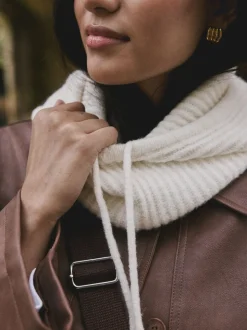 Crème - Ribbed Bonnet Hat