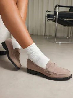 Crème - Simmi London Dime Penny Loafers