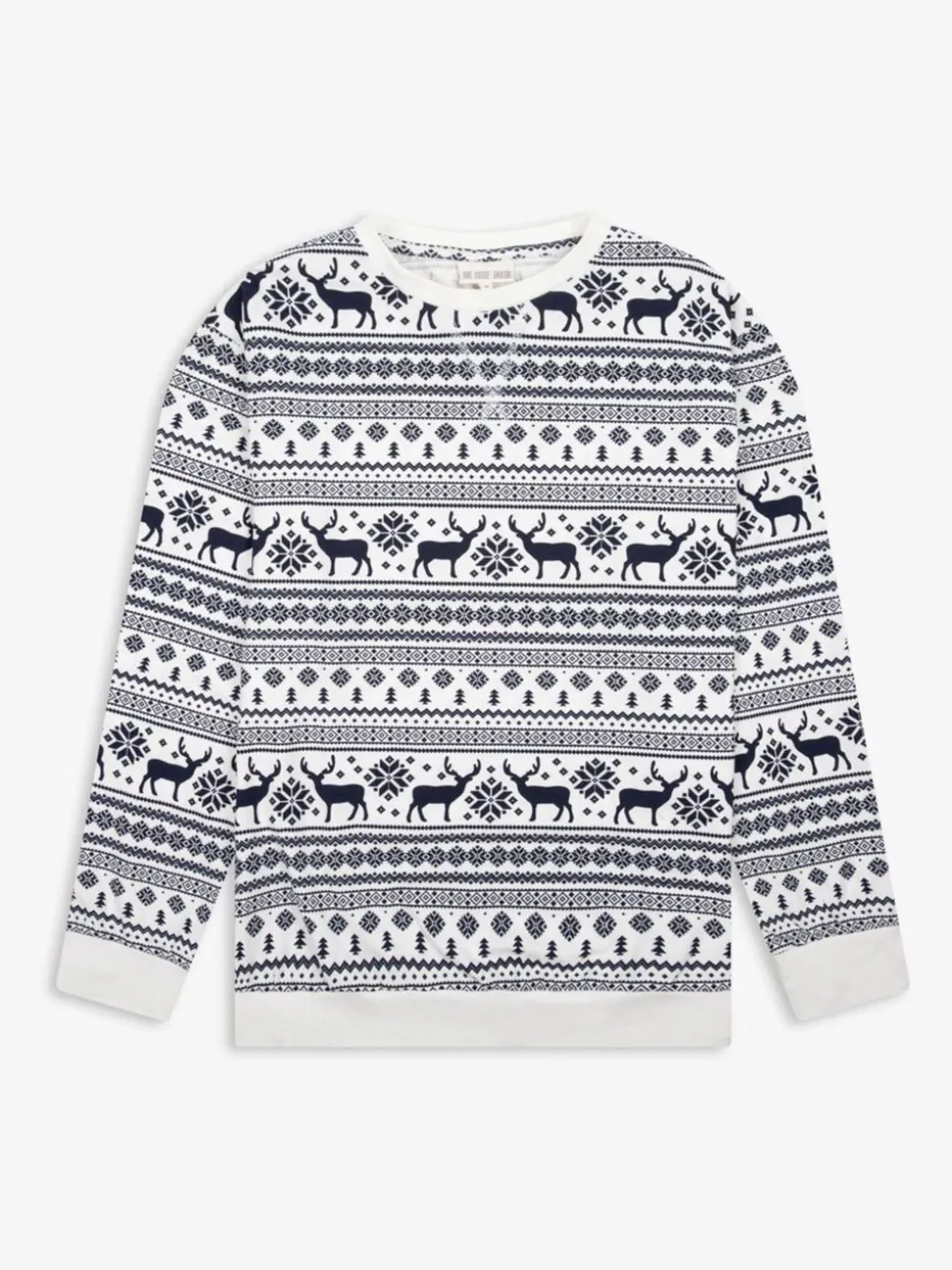 Crème - The Little Tailor kerstpyjama met rendier