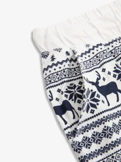 Crème - The Little Tailor kerstpyjama met rendier