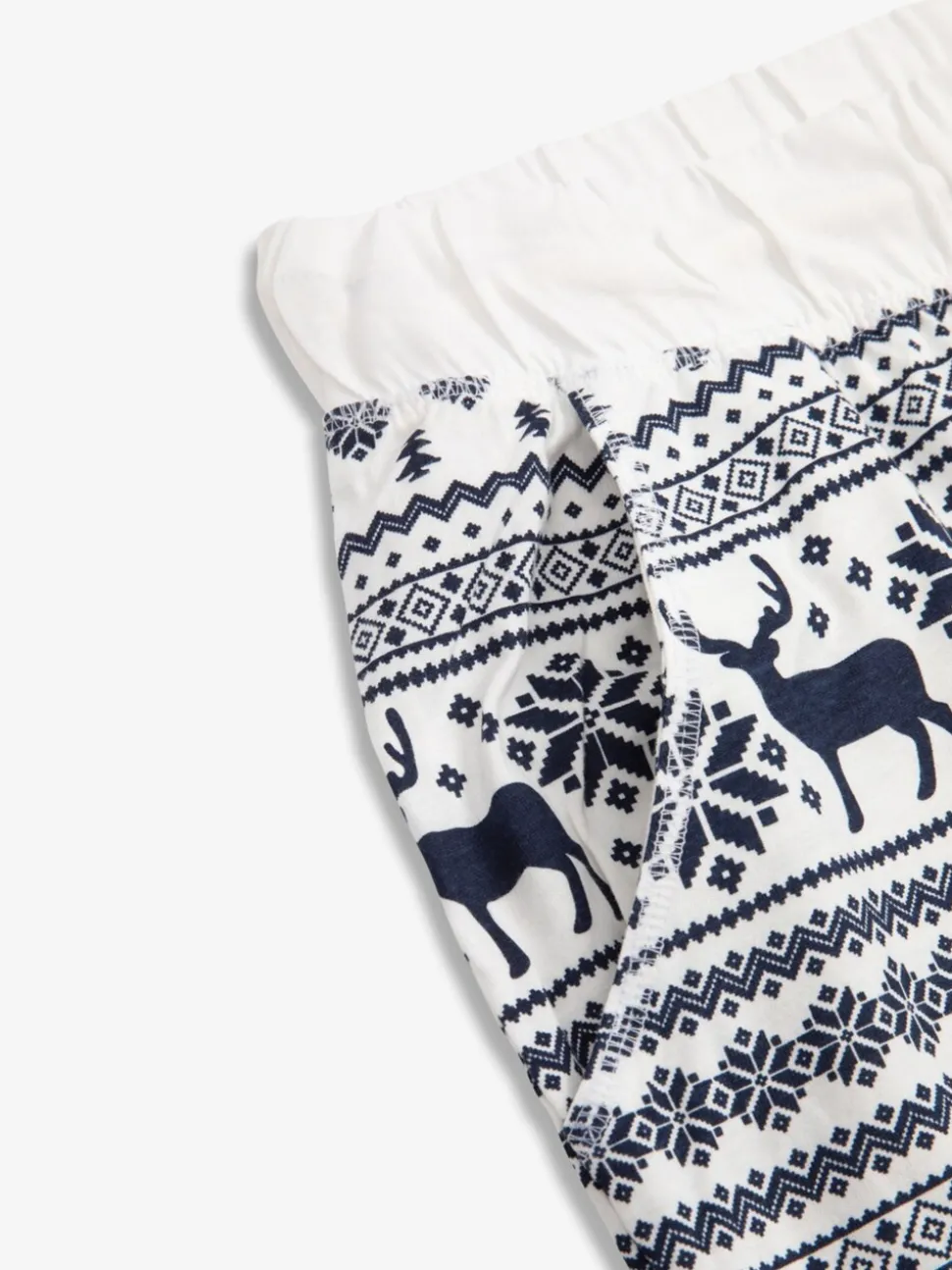 Crème - The Little Tailor kerstpyjama met rendier