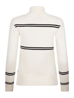 Crème - The Little Tailor 'Les Alps' Slim fit Crème lichte ski-Kerstmis Trui