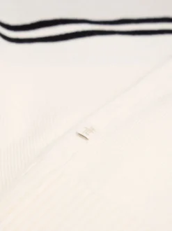 Crème - The Little Tailor 'Les Alps' Slim fit Crème lichte ski-Kerstmis Trui