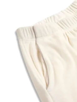 Crème - The Little Tailor luxe kerstpyjama van zacht aanvoelend velours