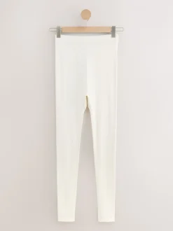 Crème - Thermal Maximum Warmth Cosy Pointelle Leggings