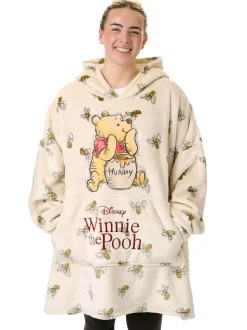 Crème - Vanilla Underground Disney Winnie The Pooh Deken Hoodie voor dames