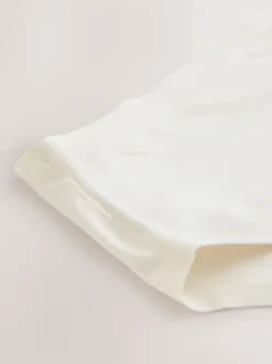 Crème - Vormgevend slipje met buikcorrectie van premium katoenmix