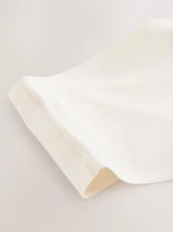 Crème - Vormgevend slipje met buikcorrectie van premium katoenmix