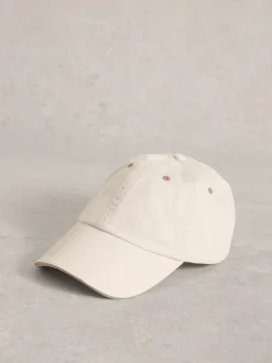 Crème - White Stuff 100% Cotton Baseball Cap