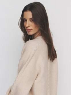 Crème/zwart - The Set 2 Pack Knitted Cable Cardigans