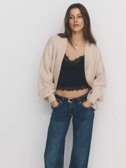 Crème/zwart - The Set 2 Pack Knitted Cable Cardigans