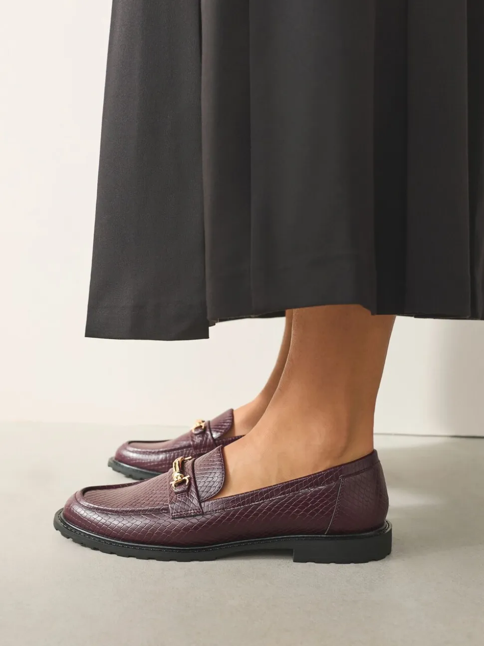 Croc Berry Red - Forever Comfort® Slip On Loafers