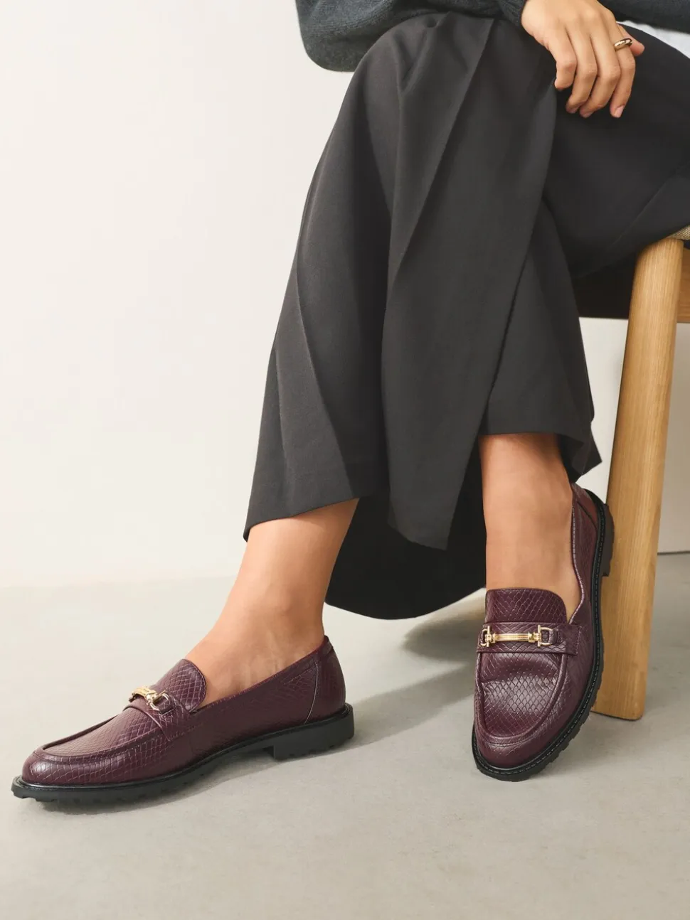 Croc Berry Red - Forever Comfort® Slip On Loafers