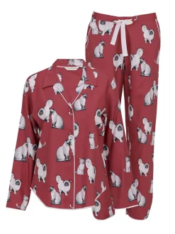 Cyberjammies Cat Print Long Sleeve Pyjamas Set