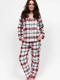 Cyberjammies geruite pyjamaset met lange mouwen