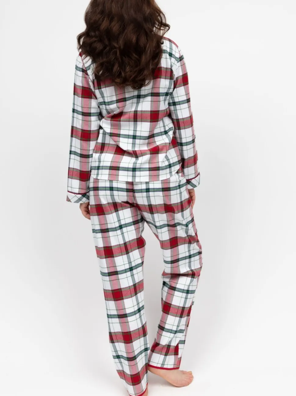 Cyberjammies geruite pyjamaset met lange mouwen