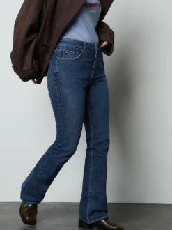 Denim donkerblauw - Mid Rise Authentic Bootcut Jeans
