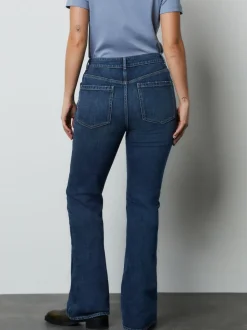 Denim donkerblauw - Mid Rise Authentic Bootcut Jeans