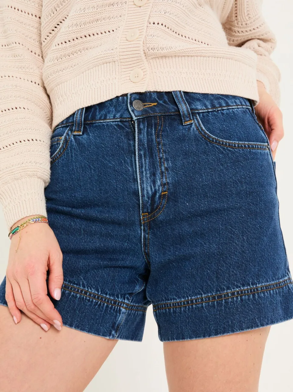 Denim vintage - FatFace 100% katoenen denim shorts